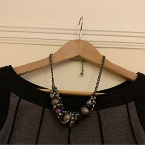 Simply VeraWang necklace purple and grey necklace